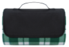 Roll-Up Picnic Blanket Green Plaid