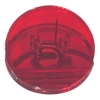 Round Shape Clip Translucent Red