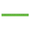 12" Enamel Flat Wood Rulers - Full Color Green