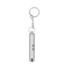 Mini Flashlight / Laser Pointer Keychain Silver